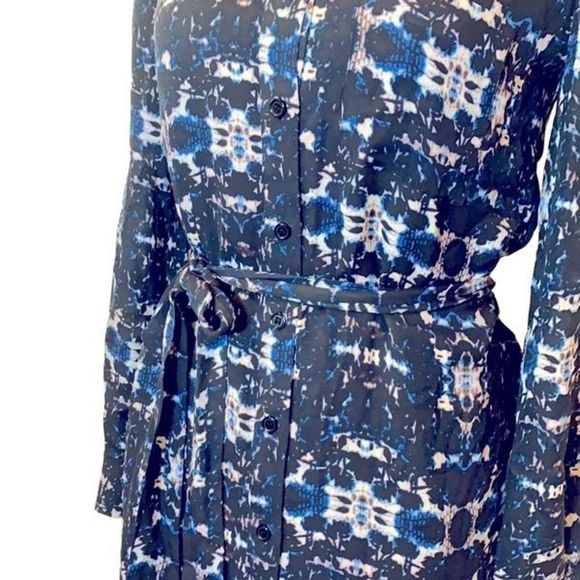 Johnston and Murphy Silk Shirt Dress XS - Picture 10 of 12